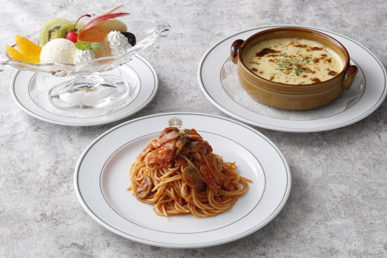 Hotel New Grand Yokohama (Kanagawa) Exterior foto A typical Italian-style set meal